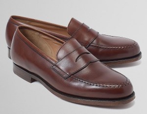 You actually put a penny in the slot at the top front of the shoe in case of emergencies.